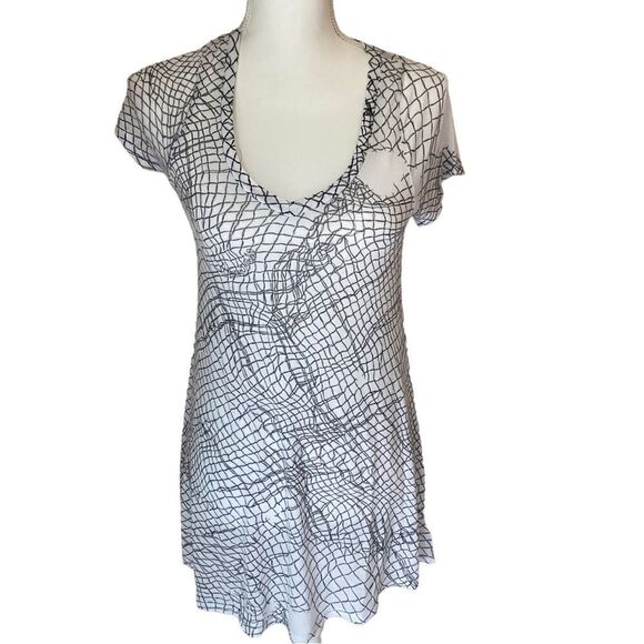 Lauren Moshi Beverly Hills Black White Dress Size XS NWOT - Picture 8 of 8